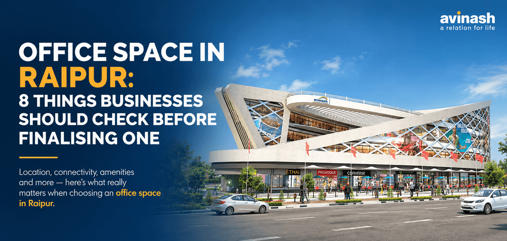 Office Space in Raipur: 8 Things Businesses Should Check Before Finalising One 